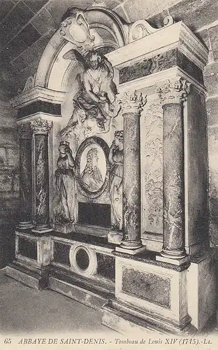Saint-Denis, Abbaye, Tombeau de Louis XIV ngl E0714