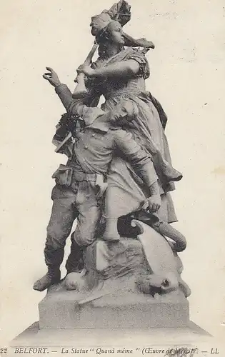 Belfort, La statue "Quand même" gl1913 E0718