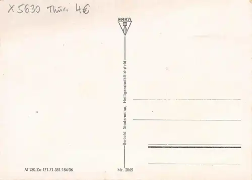 Heiligenstadt (Eichsfeld) - Eichsfeld mit Iberg ngl 158.050