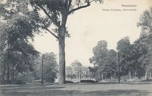 Wiesbaden, Neues Kurhaus, Gartenseite ngl E0832