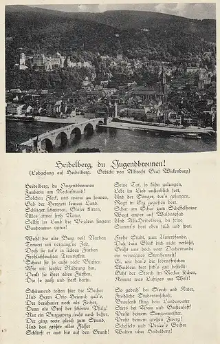 Heidelberg, du Jugendbrunnen! Lobgesang gl1936 E0863