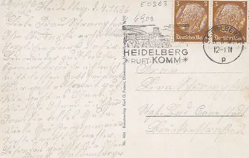 Heidelberg, du Jugendbrunnen! Lobgesang gl1936 E0863