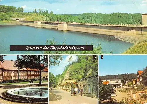 Thale (Harz) Rappbode-Talsperre gl1985 158.774