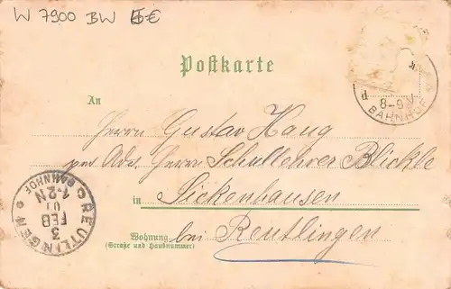 Ulm a.D. Münster Panorama gl1901 157.727