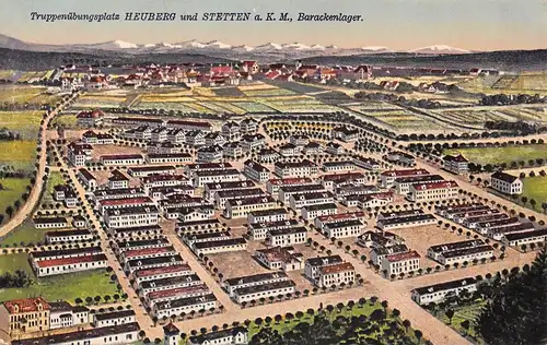 Truppenübungsplatz Heuberg und Stetten a.K.M. Barackenlager gl1917 157.635