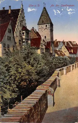 Ulm a.D. An der Stadtmauer feldpgl1916 157.740