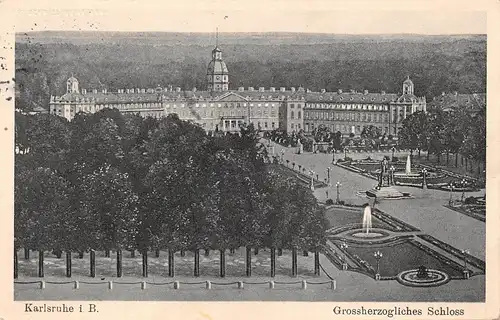 Karlsruhe Großherzogliches Schloss gl1915 157.663