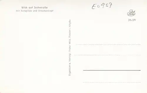 Jochstraße mit Rotspitze und Entschenkopf ngl E0957