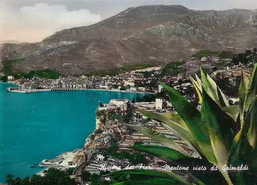 Riviera dei Fiori, Mentone visto dal Grimaldi ngl E0695