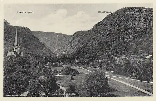 Eingang in das Bodetal, Harz, nahe Thale ngl E0839