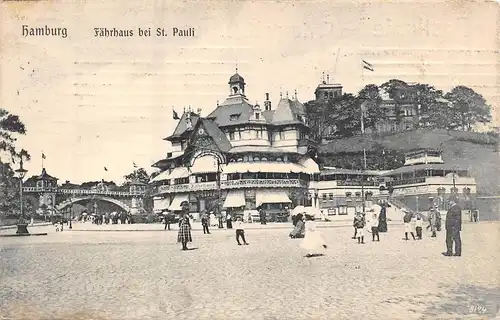 Hamburg - Fährhaus bei St. Pauli gl1907 159.351