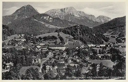 Berchtesgaden mit Lockstein und Untersberg ngl E0894