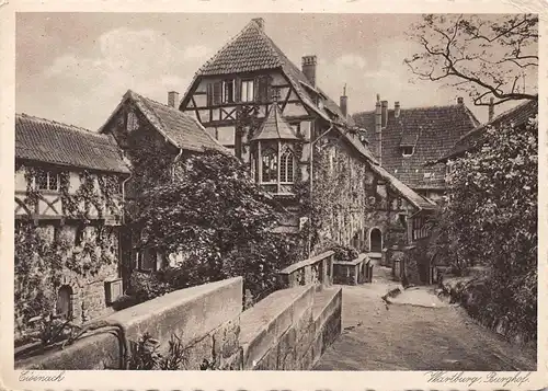 Eisenach - Wartburg Der Burghof ngl 158.218