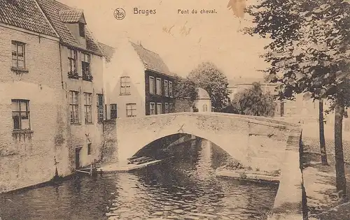 Bruges, Pont du cheval feldpgl1914 E0900