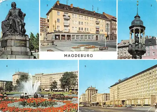 Magdeburg Teilansichten Mehrbildkarte glca.1980 158.881
