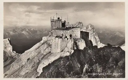 Sonenaufgang auf der Zugspitze gl1937 E0948