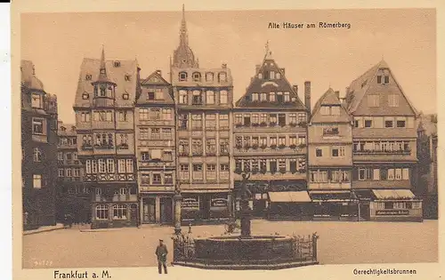 Frankfurt am Main - alte Häuser am Römerberg ngl E0968