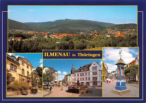 Ilmenau i. Thür. - Amtshaus Fußgängerzone Panorama 4 Ansichten ngl 157.972