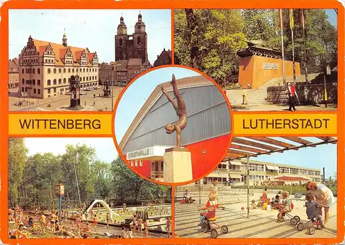 Lutherstadt Wittenberg Teilansichten gl1985 159.000