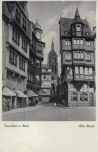 Frankfurt a. M. Blick vom Römer zum Dom gl1939 E1047