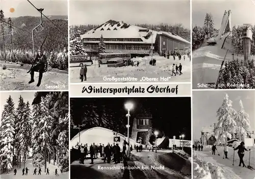 Oberhof (Thür. Wald) Wintersportplatz Teilansichten ngl 158.982