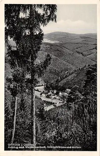 Gaimühle im Odenwald Aufstieg Waldkatzenbach gl1954 157.812