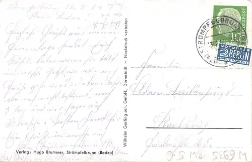 Gaimühle im Odenwald Aufstieg Waldkatzenbach gl1954 157.812