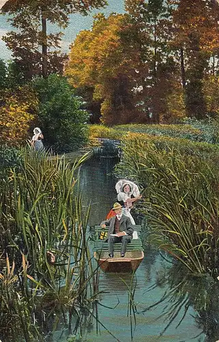 Motiv aus dem Spreewald feldpgl1917 E1083