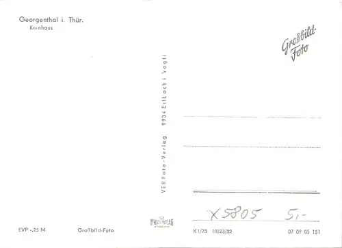 Georgenthal/Thüringen Kornhaus ngl 158.993