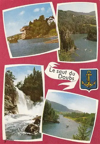 Frontière Franco-Suisse - Villers-le Lac glum 1960? E2524
