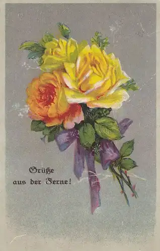 Grüße aus der Ferne mit Rosen gl1926 E1235