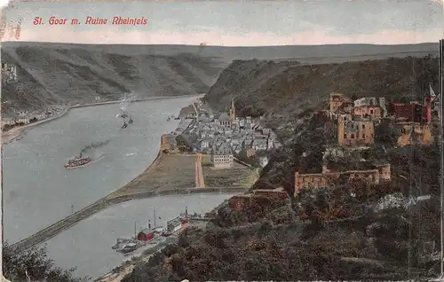 St. Goar mit Ruine Rheinfels ngl 159.507