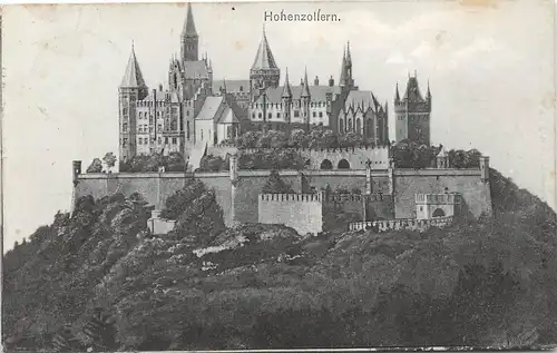 Burg Hohenzollern glca.1910 157.632