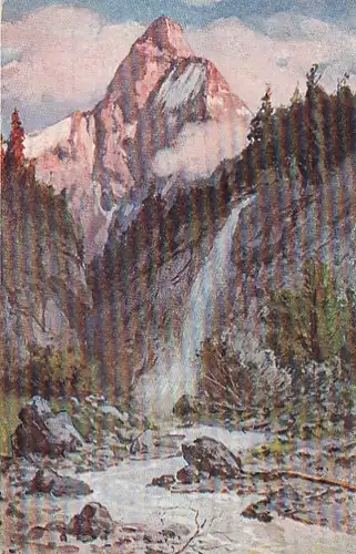 Wasserfall im Gebirge gl1905? E1195