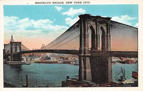 USA New York City NY Brooklyn Bridge ngl 163.950