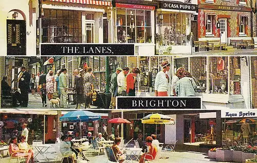 Brighton, Sussex, The Lanes ngl E0436