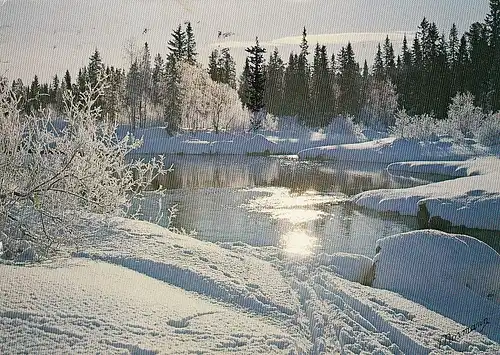Vinter i Norge gl1977 E2596