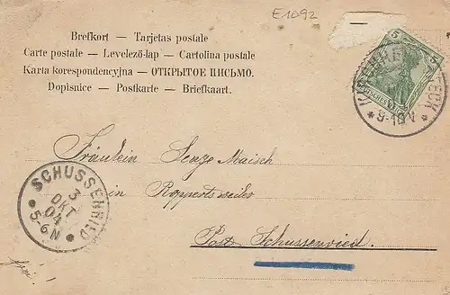 Zwei, die sich mögen gl1904 E1092