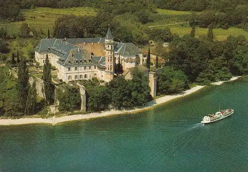 Le Lac du Bourget, L'Abbaye de Hautecombe, Passage du Bateau gl1973 E2606