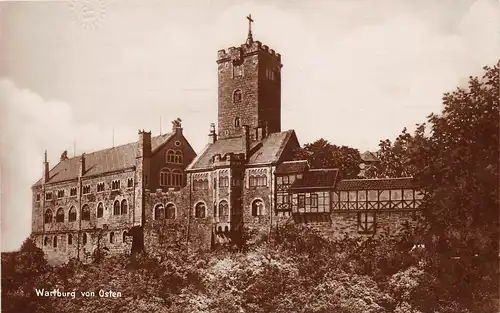 Eisenach - Wartburg von Osten ngl 158.419