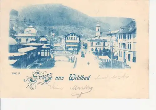 Bad Wildbad - Teilansicht gl1899 225.415