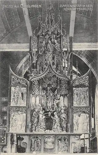 Creglingen - Herrgottskirche - Marienaltar ngl 159.581