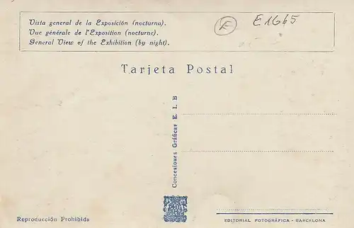 Exposicion internacional de Barcelona1929 ngl E1665