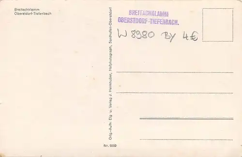 Breitachklamm Oberstdorf-Tiefenbach ngl 159.795