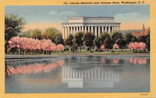 Washington D.C. Lincoln Memorial near Potomac River ngl 164.008
