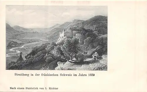 Streitberg in der fränkischen Schweiz im Jahre 1839 ngl 159.726