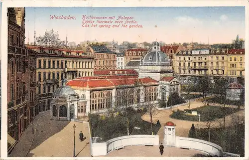 Wiesbaden - Kochbrunnen mit Anlagen ngl 159.571