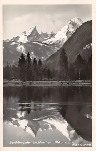 Berchtesgaden Böcklweiher mit Watzmann gl1937 159.764