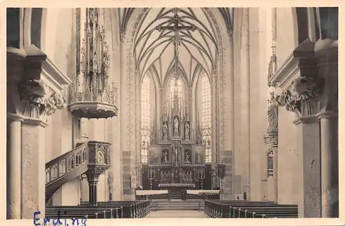 Erding - Innenansicht Kirche gl1926 159.166