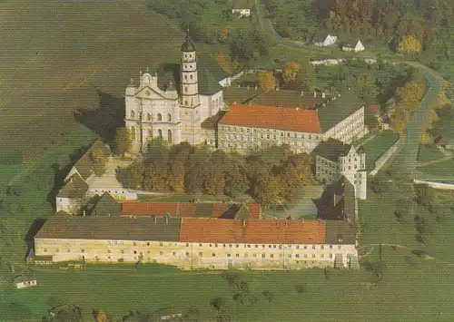 Neresheim Benediktinerkloster Luftbild ngl E2698